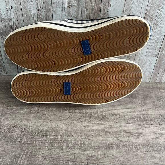 Keds Kate Spade Collab Black and White Gingham Slip-On Sneakers 7.5 - Picture 8 of 9